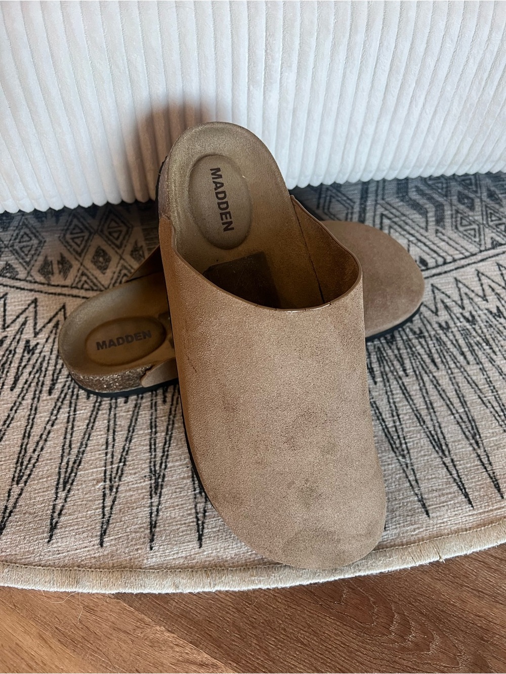 Steve Madden Brown Suede Slip-On Clog